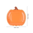 thumbnail image 3 of RYRDWP Clearance Pumpkin Dish Theme Party Decorations Disposable Paper Dinner Dish Pumpkin Decorations 9 Inches Paper Dinner Dish, 3 of 6