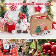 thumbnail image 2 of 12 cajas de cartón para golosinas navideñas, cajas de papel kraft para dulces navideños, cajas de regalo navideñas kraft, para obsequios navideños festivos (marrón-A), 2 of 4