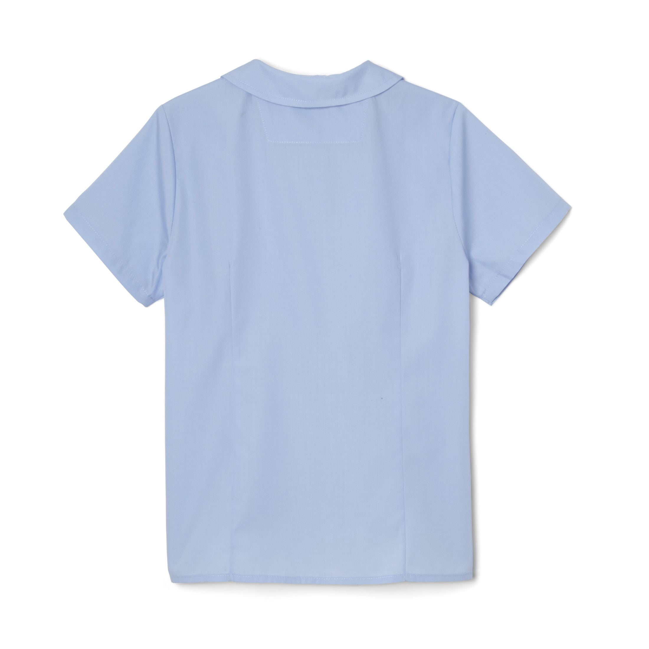 French Toast Girls School Uniform Short Sleeve Modern Peter Pan Collar Blouse, Sizes 4-20 & Plus