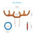 thumbnail image 5 of AirSMall Inflatable Reindeer Antler Hat Ring Toss Game for Christmas Party, Set of 2, 5 of 5