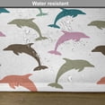 thumbnail image 6 of Ambesonne Animal Place Mats Set of 4, Colorful Dolphins Art, Standard Size, Multicolor, 6 of 6
