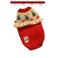 thumbnail image 3 of Pet Christmas clothes, Holiday Dog Cat Sweater with Jingle Bells, Festive Winter Warm Clothing for Small Dogs Cats Holiday Photos(Red-Xl), 3 of 4