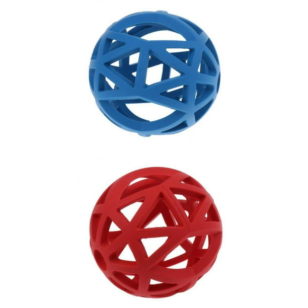 2 Piezas Mascota Perro Gato Masticar Juguete Pelota De Entrenamiento Interactivo Ejercicio Ejercicio