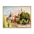 thumbnail image 1 of Designart View of Old Polish City In Nature FLOAT FRAME WALL ART, 1 of 4
