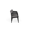thumbnail image 4 of Fauteuil d'Accueil Lenox en Acier à 4 Places / Acier Noir / Gris Pâle, 4 of 5