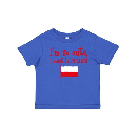 

Inktastic So Cute Polish Gift Toddler Boy or Toddler Girl T-Shirt