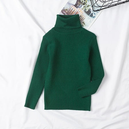 

Hunpta Baby Warm Soft Pullover Sweater Sweater Toddler Crochet Kids Solid Knit Turtleneck Girls Outfits&Set