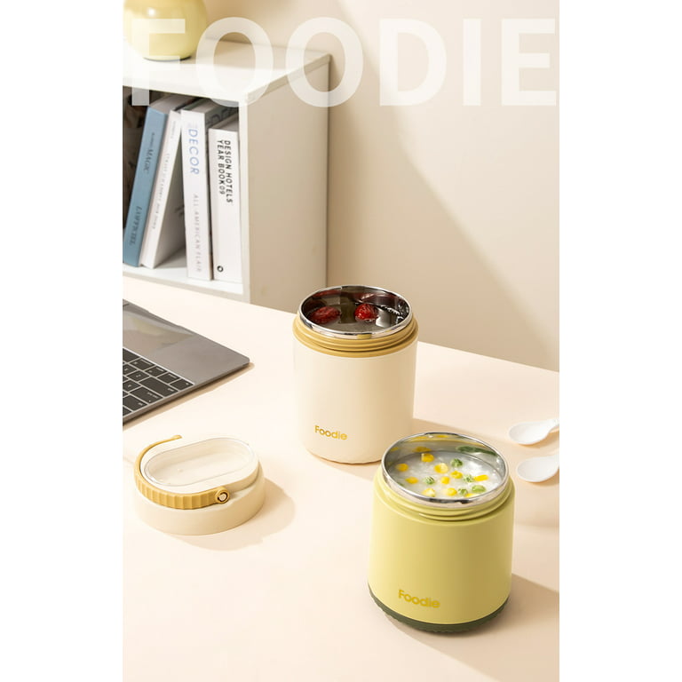 700ml Portable Soup Leak Proof 304 Stainless Steel Food Container Food Jar  For School Office Picnic Travel