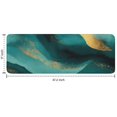 thumbnail image 7 of Teal and Gold Marble Flow Lines Pattern Kitchen Rug Mat,Kitchen Runner Rugs Non Skid Washable,Decorative Kitchen Floor Mats for Kitchen,Sink,Laundry,17"x47.2", 7 of 7
