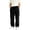 Black, variant on OOOUM Kids Drawstring Wide Leg Sweatpants Elastic Waist Outdoor Casual Trousers Boys Solid Color Pocket Loose Fit Jogger Pants 9-10 Years