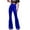 Blue, variant on Women's High Waist Velvet Flare Pants, Wide Leg Casual Trousers, Loose Fit Palazzo Pants for Fall, Date Night, Going Out and Daily Chic Wear Hot Pink S