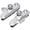 Silver, variant on ZTTO Road Bike Brake Pads, C-Brake Aluminum Alloy No-Noise No-Skid Rubber Blocks Replacement Accessory for Cycling Enthusiasts, 2.2 inches / 5.5 cm (Black Color Variant)