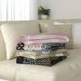 thumbnail image 5 of LR Home Light Pink Patchwork Quilt Cotton Throw Blanket, 50" x 70", 5 of 9