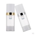 thumbnail image 1 of Conjunto de 6 Botellas de maquillaje Zulema transparentes recargables con bomba, 1 of 8