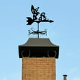 thumbnail image 3 of Veleta de Metal para pájaros, indicador de dirección del viento de animales, veleta para patio, césped, decoración de jardín, decoración al aire libre, 3 of 8