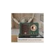 thumbnail image 1 of Portable radio, vintage radio, battery-powered radio with oversized dial, green, 1 of 5