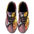 thumbnail image 2 of Christian Jesus Pray For America Shoes Sneakers for Women Men Black Size 7, 2 of 7