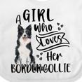 thumbnail image 4 of Inktastic A Girl Who Loves Her Border Collie Boys or Girls Baby Bib, 4 of 4