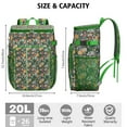thumbnail image 3 of Country Rustic Wildflower Insulated Cooler Backpack, Leakproof Waterproof Lunch Backpack for Farmhouse Style Outdoor Activities, 3 of 6