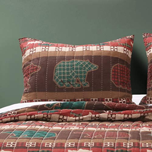 Greenland Home Canyon Creek Pillow Sham, Standard, Brown