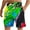 BB-Multicolor, variant on lcziwo Big and Tall Beach Shorts for Men Boho Swim Trunks Tie Dye Prints Drawstring Waist Shorts Hawaiian Vacation Bathing Suits Multicolor L