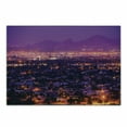 thumbnail image 1 of Arizona Cutting Board, Dramatic Phoenix Skyline Suburbs at Night Western Urban City Panorama, Decorative Tempered Glass Cutting and Serving Board, in 3 Sizes, by Ambesonne, 1 of 2