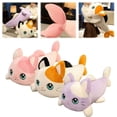 thumbnail image 3 of Ditucu Cute Cat Plush Pillow Long Cartoon Stuffed Animal Toy Kawaii Body Sleeping Plushie Gifts For Kids Purple 19.6 Inch, 3 of 6