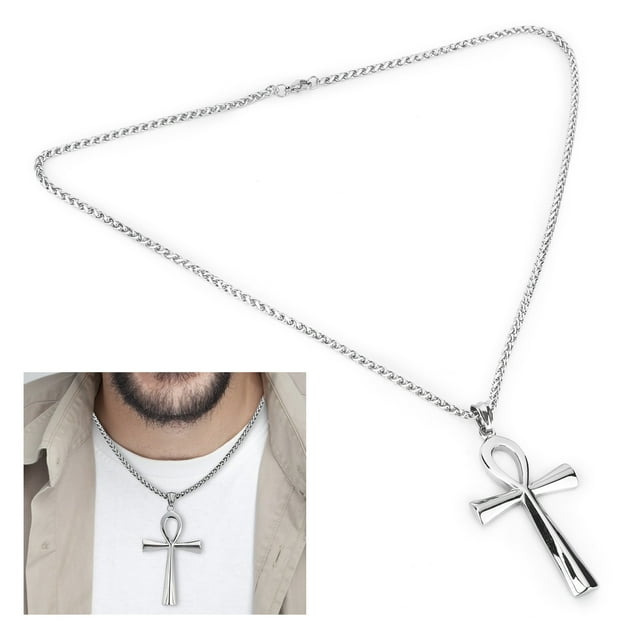 Collar de moda, collar de acero inoxidable para hombre, collar de acero inoxidable, alta capacidad Jadeshay A