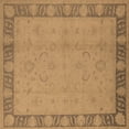 thumbnail image 1 of Ahgly Company Indoor Square Oriental Brown Traditional Area Rugs, 6' Square, 1 of 4