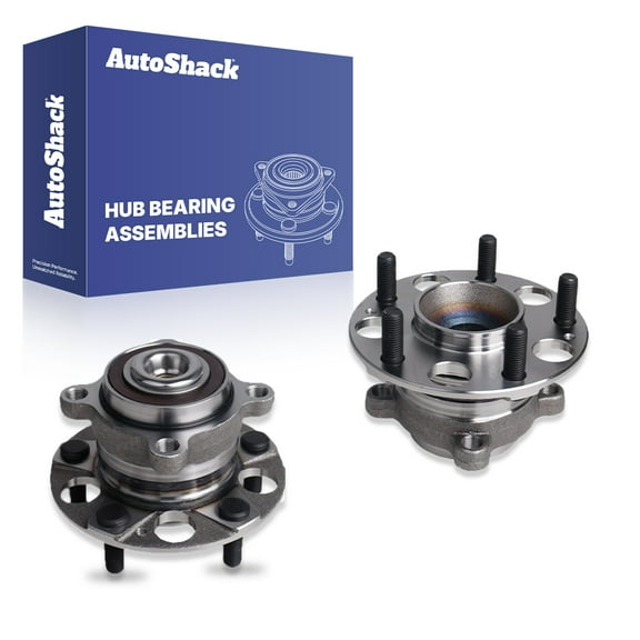 AutoShack Rear Wheel Hub Bearing Assemblies with ABS| Replacement for 2009-2014 Acura TSX 2008-2012 Honda Accord | 2-PC