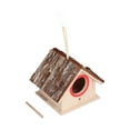 thumbnail image 3 of Wooden Birdhouse, Safe Outdoor Hanging Birds  Box   For Hummingbirds Swallows, 3 of 8