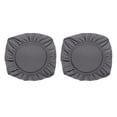 thumbnail image 2 of Funda de Asiento de Silla de Comedor Elástica de Poliéster Jacquard 2 Piezas Grey_L, 2 of 9