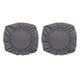 thumbnail image 2 of Funda De Asiento De Silla De Comedor Elástica De Poliéster Jacquard 2 Piezas Grey_L, 2 of 9