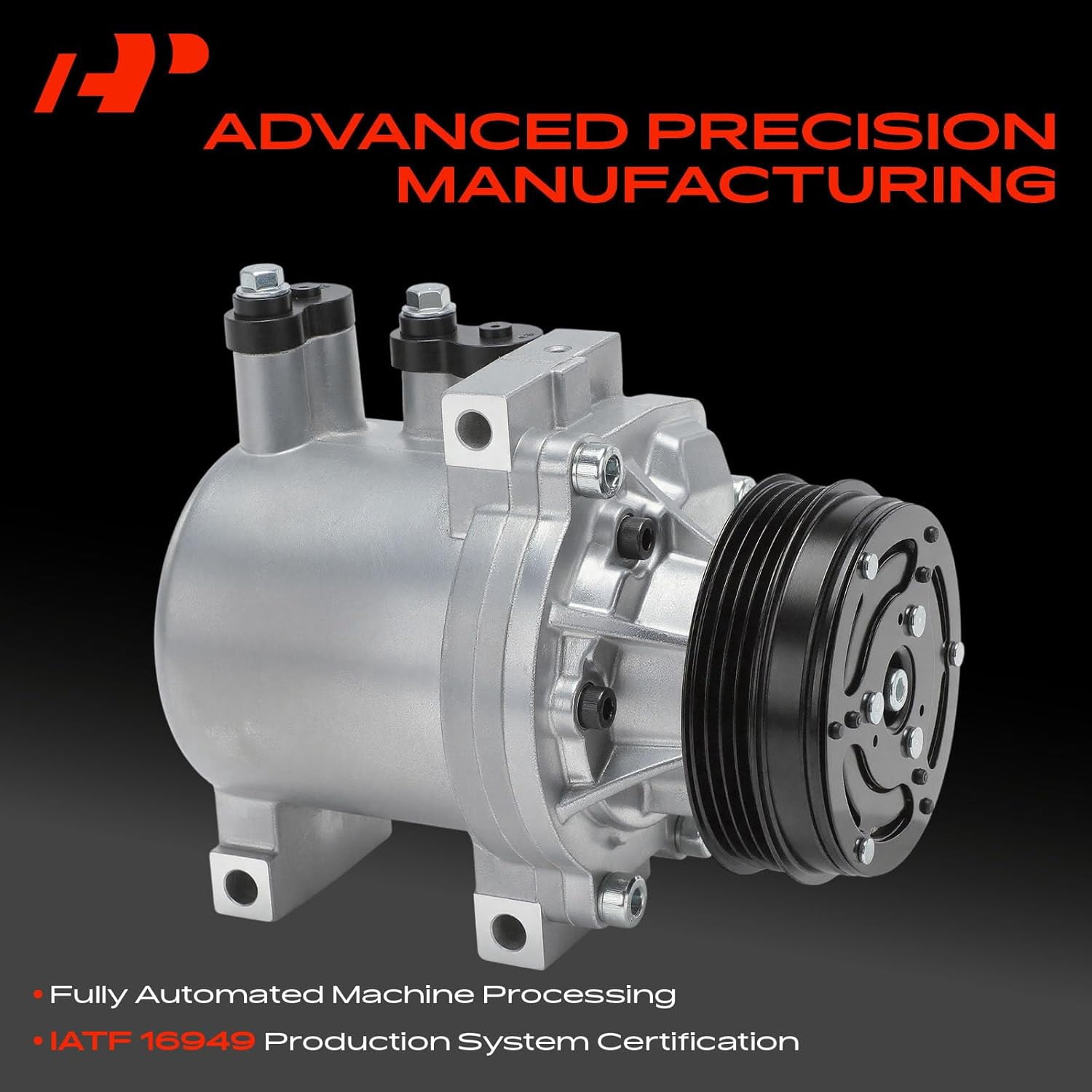 A-Premium Air Conditioner AC Compressor with Clutch Compatible with Subaru Outback 2.5L 2005-2009, Legacy 2.5L 2005-2009