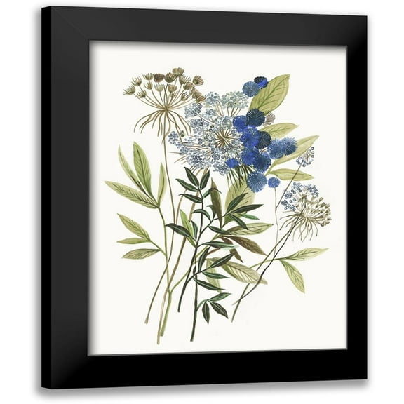 Jensen, Asia 12x14 Black Modern Framed Museum Art Print Titled - Botana II