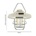 thumbnail image 4 of Linterna LED para acampar, recargable, portátil, para exteriores, luz de tienda de campaña de emergencia (blanco), 4 of 8