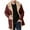 Red, variant on S LUKKC LUKKC Jackets for Men, Plus Size Leather Fleece Lined Bomber Jacket Winter Vintage Motorcycle Biker Jacket Lapel Long Sleeve Hoodless Casual Thick Coats Outwear