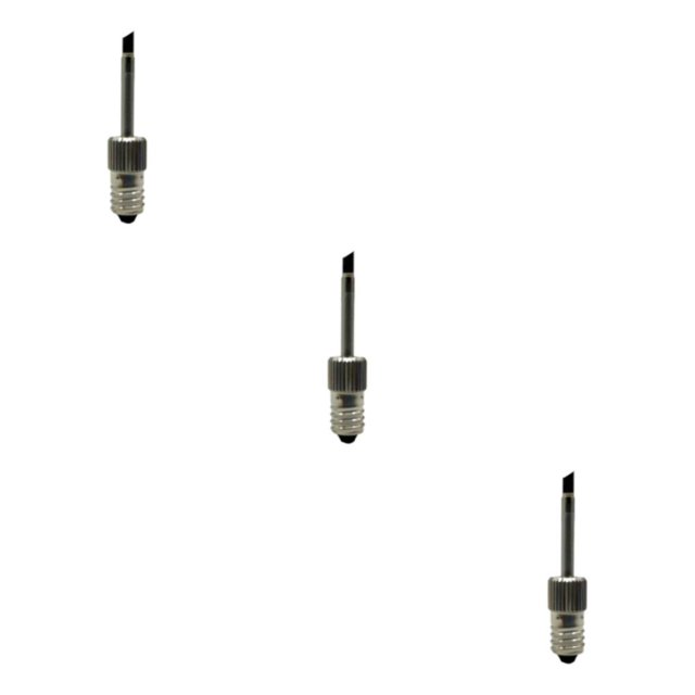Dalazy Durable E10 Interface Soldering Iron Tip Thread Battery for Welding Head Tip K 50mm 3Set