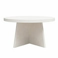 Liam Round Coffee Table, Faux Plaster