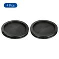thumbnail image 3 of Uxcell 4Pack Rubber Grommets 4" (100mm) Drill Hole, 3-2/4" (90mm) ID Double Sided Hole Plugs Ring Gasket, Black, 3 of 7