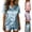 Blue, variant on Women Holiday Pajama Sets Short Sleeve Sleepwear Button Down Pjs Lounge Sets Soft Nightwear Purple