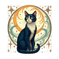 thumbnail image 5 of Dreamy Cat Theme Stickers, Waterproof Cat Theme Sticker for Water Bottle Laptop Phone Cases Planner Skateboard Luggage Helmet Party Favor Decor, Ideal for Adults Teens Teacher Rewards, 5 of 8