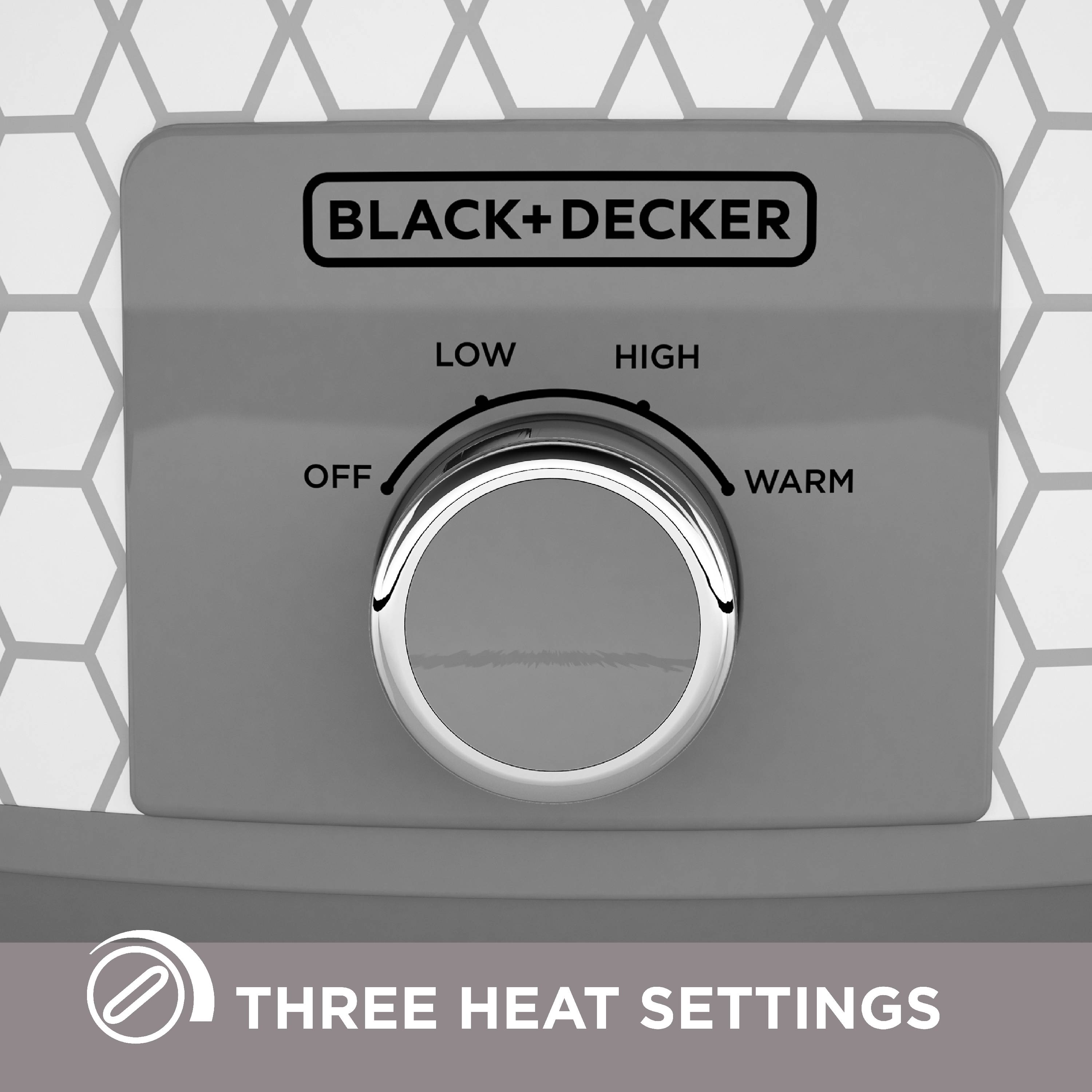 BLACK+DECKER 7 Quart Dial Control Slow Cooker, White/Gray Pattern, SC1007D - image 4 of 14