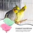 thumbnail image 3 of LOLIPPYY 2Ud Bañera Para Loros Y Pinzones Fácil De Usar Y Limpiar Color Surtido, 3 of 8