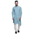 thumbnail image 1 of Atasi Kurta Pyjama de Fête pour Hommes, Col Mandarin, Ensemble Ethnique Imprimé Kurta, 1 of 3