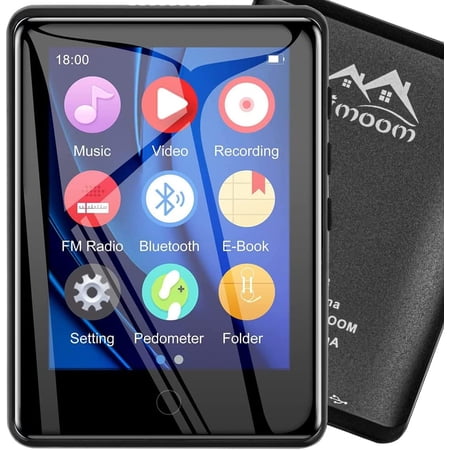 Timoom Bluetooth 32GB MP3/DVD Player, Black