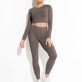 thumbnail image 4 of Teissuly Color Long Thread Quick Drying Tight Fitness Yoga Suit Fitness Set, 4 of 8