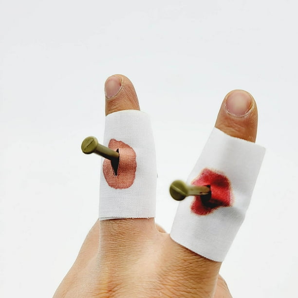 Finger Piercing Nail, Whole Person Prop, Finger Piercing Nail, New