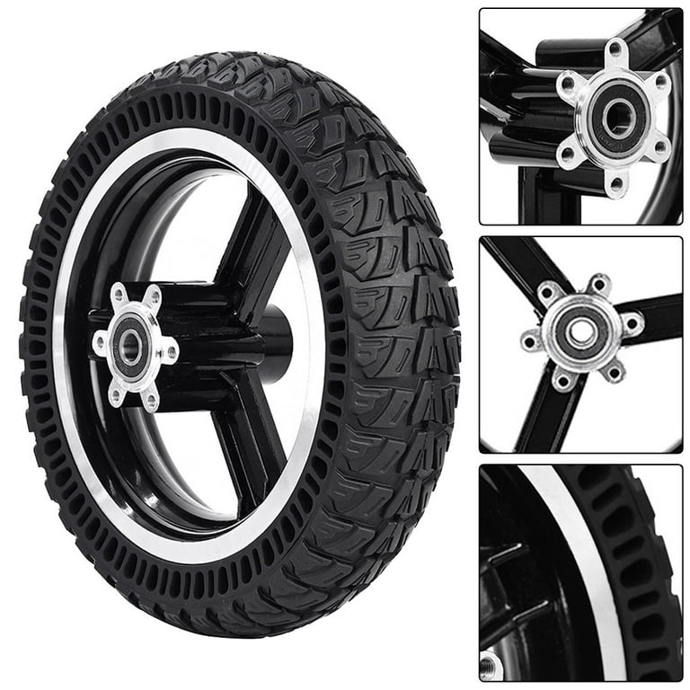 Linghuang 10-inch Tires 10x2.5 Solid Rubber Tire for Kugoo M4/M4