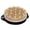 Round With Massage Nodule-Black Wood, variant on Avilana Exfoliating Body Brush with Natural Bristles, Dry/Wet Brushing, Massage Nodule for Circulation